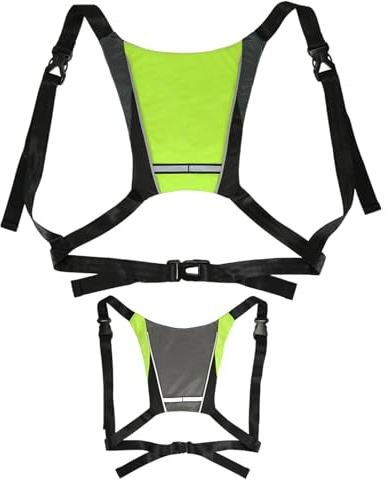 Zaino con luci di direzione a LED, strumento regolabile in 3 modalità, per bicicletta, indicatori di direzione, per borse, amici, pendolari, fitness, città, trail equitazione all'aperto