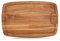 Zeller 25556 Planche à découper avec Rainure de sève Bois Marron 40 x 26 x 1,5 cm