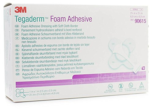 Tegaderm F/Adhesive, 90615, 6.9 cm² (Pack of 10)