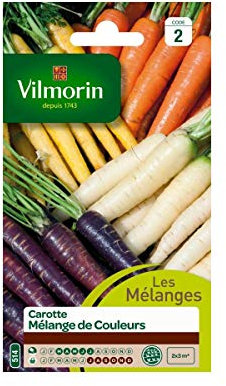 Vilmorin - Sachet graines Carottes mélange de couleurs