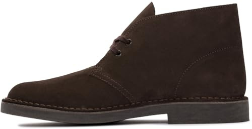 Clarks Desert Bt Evo Mens Dark Brown Suede, 8