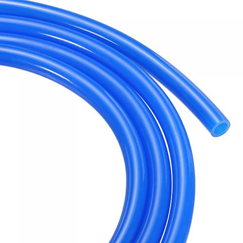 sourcing map Pneumatic Tubing - Polyurethane Air Compressor Hose Pipe, Apply to Air Line Transfer(8mm OD 5mm ID, 16Ft, Blue)