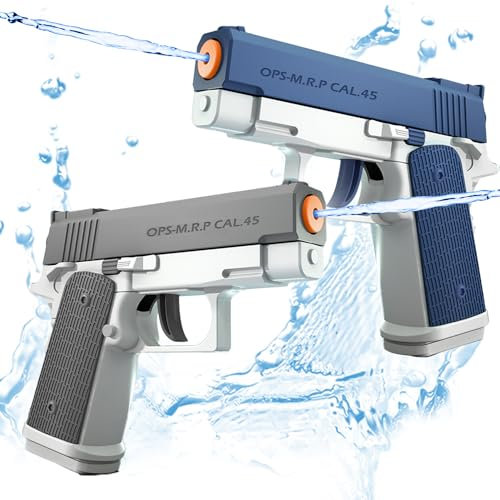 2 Pack Water Guns Water Toy,Cool Small Manual Water Soaker Gun Summer Swimming Pool Beach Water Fighting Toy Squirt Guns Toys Gifts for Boys Girls Children