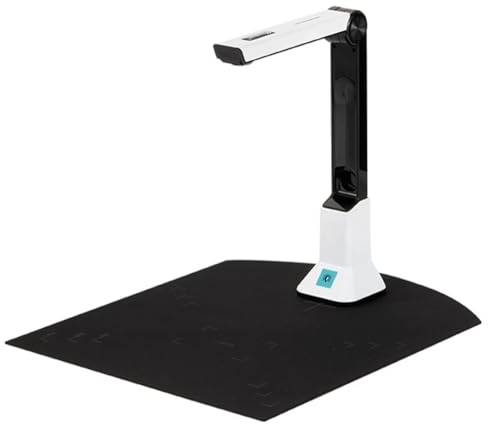 FURLOU Scanner per Documenti Portatile ad Alta Definizione, Scanner per Libri, Scanner per Libri A2, Scanner per Libri A4 A3, Supporta l'esportazione del Formato PDF e la correzione Automatica