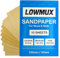 Pack Of 10 Premium Assorted Sandpaper Sheets (Fine x3, Medium x4, Coarse x3) For Wood & Walls.