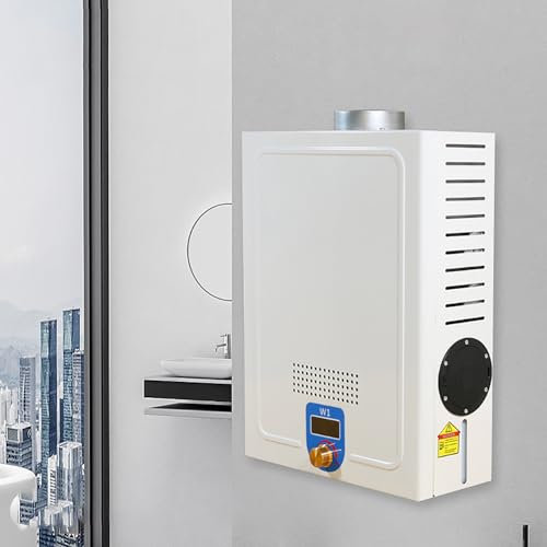 flatpincololee Portable DC12V 40W Instant Electric Tankless Hot Water Heater, 3.6L Mini Diesel Water Heater, Max Fuel Consumption 1L/H, 0.2-0.6 MPa, for Camping, RV, Outdoor Shower