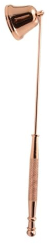 MOPFOL Rose Gold/Gold/Silver Stainless Steel Candle Cover Durable Reusable Exquisite Candle Snuffer Portable Wick Protector(Rose Gold)