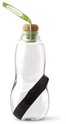 EAU GOOD Filter Wasserflasche mit Aktivkohle, lime