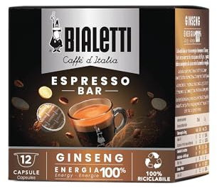 Bialetti - Confezione da 96 capsule GINSENG BIALETTI