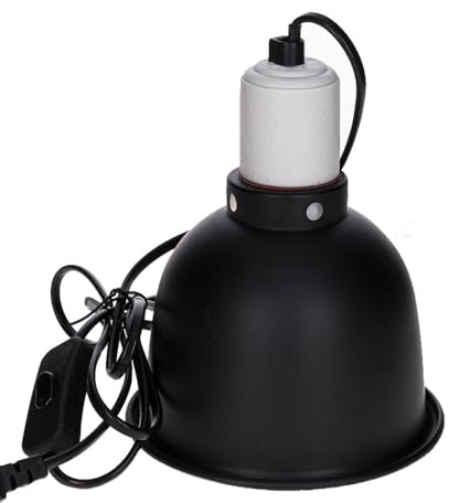 Reptiles Planet - Black Clamp 14 - Support d'Ampoule - Ø14 cm - H 16 cm