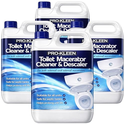 Pro-Kleen Toilet Macerator Cleaner & Descaler 20L - Concentrated, Long-Lasting Formula, Compatible With All Saniflo Pump Units, Toilets & Urinals, Helps Prolong Life of Unit