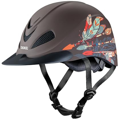Troxel Rebel Bold Horse Riding Helmet, Low-Profile, Light, Adjustable Design, Safety Horseback Riding Gear, Small (6-5/8 - 7), Arrow