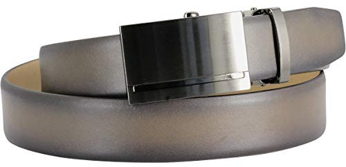 LINDENMANN Premium Handmade in EU Herren Ledergürtel/Gürtel Herren, Rindledergürtel Herren, anthrazit, Größe/Size:90, Farbe/Color:grau