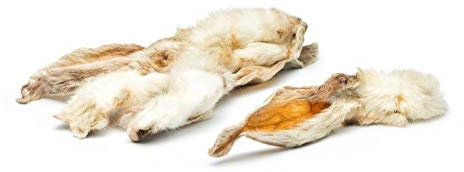 Warnick´s Tierfutterservice - Hundesnack - Warnicks Kaninchenohren mit Fell für Hunde 2kg – Naturkausnack – darmreinigend & hypoallergen – zur Zahnpflege – schonend getrocknet & ohne Zusätze