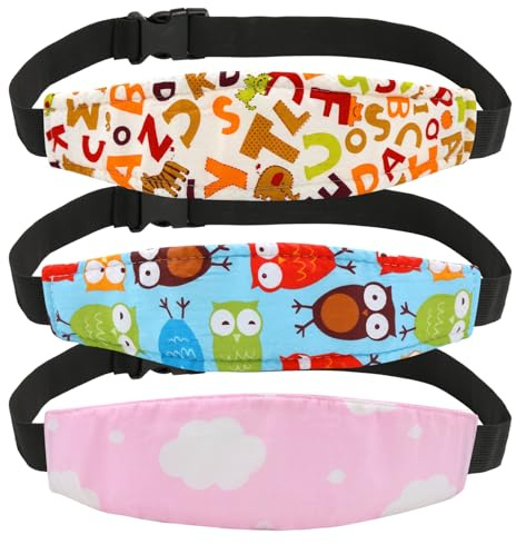 Kosote 3Pcs Baby Head Support Hugger for Car Seat