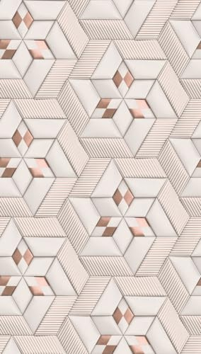 Livingwalls Resestilar fibertapet – abstrakt tapet i vitt och gräddvitt – klassisk tapet för olika rum i 1,59 m x 2,80 m