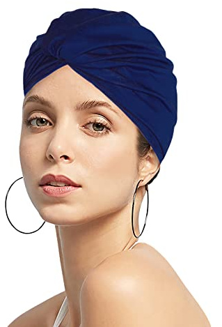 Cuffia da nuoto da donna, protezione per le orecchie, cuffia da nuoto da donna, cuffia da bagno super elastica, cuffia da doccia, cuffia da surf, sport acquatici, berretto per chemio, cappello da