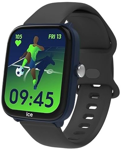 Blueshaweu 20mm Armband Kompatibel mit Ice-Watch - ICE smart junior 2.0, Silikon Ersatz Uhrenarmband Kompatibel Für Ice-Watch - ICE smart junior 2.0, 3.0, 3.0 FM (schwarz)