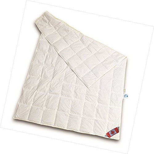 Schäfer Canadian Down Summer Duvet 100% Down Cassette Quilt Canadian Down 100% Natural Down Duvet 155 x 220 cm