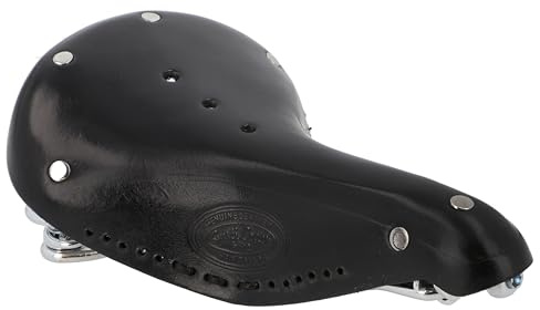 Gusti Sadel läder – Angelo D. Cykelsadel läder sadel vintage retro sadel med fjädring cykel stadscykel äkta läder