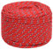 vidaXL Bootsseil Ankerleine Festmacher Tauwerk PP Leine Seil Tau Polypropylenseil Geflochten Flechtleine Rot 10mm 100m Polypropylen