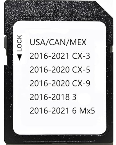M-da 3 6 CX-3 CX-5 CX-9 Map Navigation SD Card USA/CAN/MEX