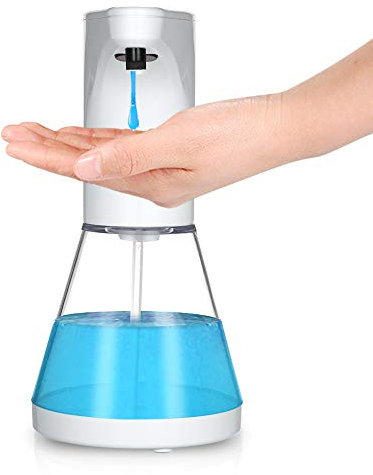480 ml automatisk flytande tvåldispenser handrengöring alkohol desinfektionsmedel dispenser schampo dusch lotion dispenser A