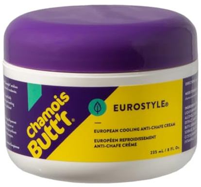 Chamois Butt'r Eurostyle Anti-Chafe Cream, 1 Jar 235ml/8oz