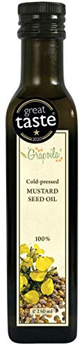 Pure Mustard Oil 250ml - Cold Pressed Cooking Oil - Great Taste Award Winner