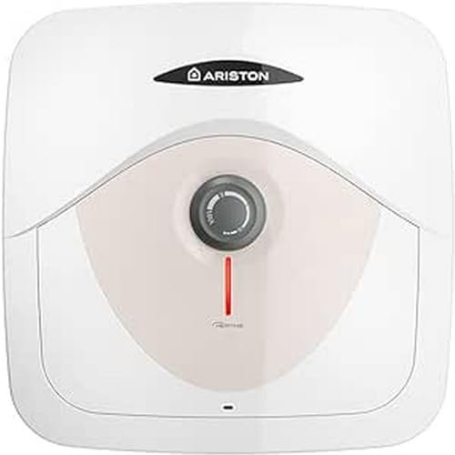 Ariston 3100852 Scaldabagno Elettrico, 1.5 W, 220 V, Sopralavello, 10 Litri