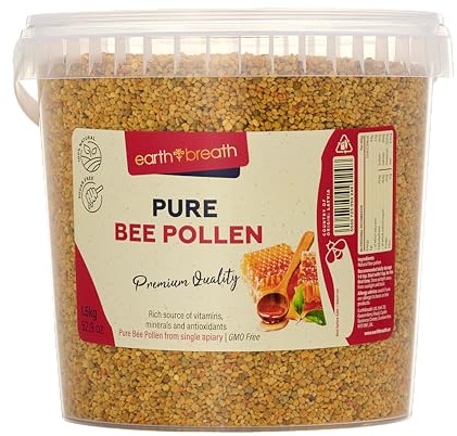 Earthbreath Bee Pollen Granules 1.5kg – 100% Raw & Natural – Sustainably Harvested – Rich in Natural Goodness – No Artificial Additives