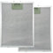 Kyaoayo Metal Grease Filter, Aluminium Mesh, 2 Pack (26 x 23 x 0.9 cm), Compatible with Most Range Hoods