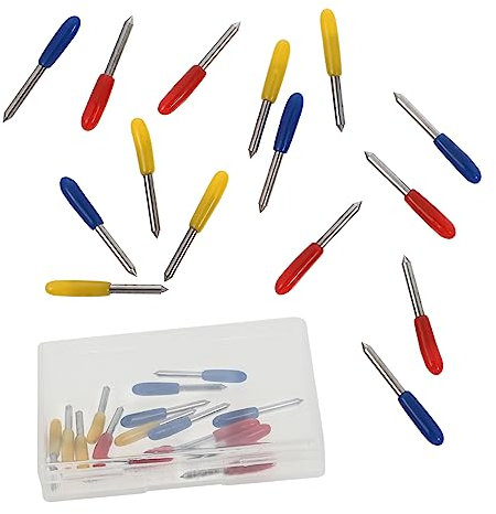 KICHOUSE 15 Pezzi Taglierino Per Intaglio Taglierino Per Vinile Strumento Per Taglio Vinile Plotter Strumento Per Taglio Tessuto Strumento Per Incisione Tessuto Taglierino Per Lettere