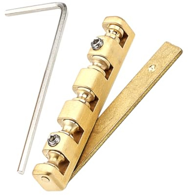 Yardwe Brass String Nut for Bass Pillow String Instrument Bridge Saddles Supplies Accessories