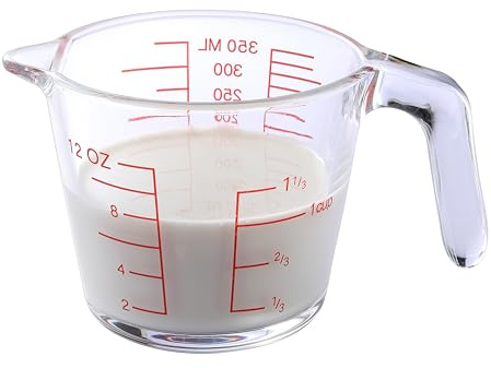 KCKHFA Glass Measuring Cup For Baking and Cooking, kitchen Essentials Tools