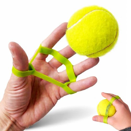 FREE TENNIS fingertoss – Outil d'Entraînement Tennis pour Le Service, Lancer de Balle, Coordination des Doigts, Adultes