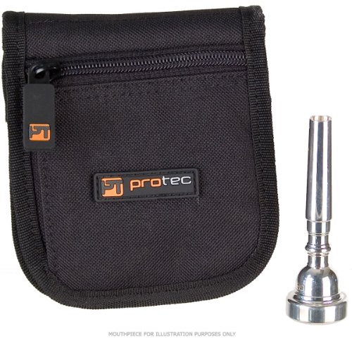 Protec Etui für 2 Trompeten-Mundstück schwarz, A220