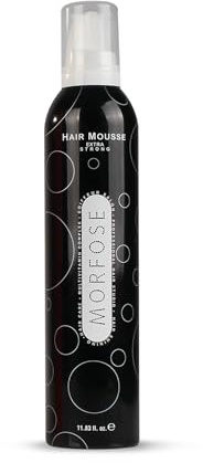 Morfose Mousse Coiffante Extra Forte 350 ml – Volume, brillance & tenue extrême – Mousse coiffante professionnelle pour un style durable – Unisexe