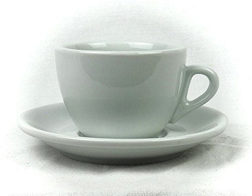 Nuova Point Kleine dickwandige Cappuccinotasse »Palermo Füllmenge (bis zur Oberkante): 145 ml | weiß | 6 Tassen & 6 Untertassen