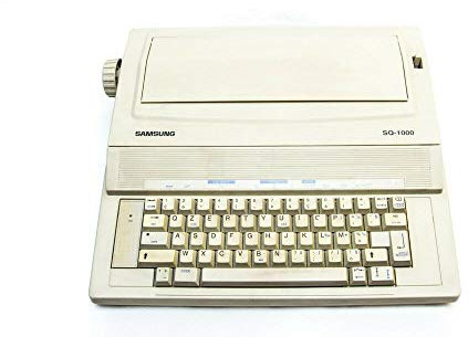 Samsung SQ-1000 elektrische Schreibmaschine mit Typenrad