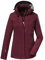 killtec Damen Funktionsjacke/Outdoorjacke mit abzippbarer Kapuze KOS 133 WMN JCKT, weinrot, 48, 38383-000