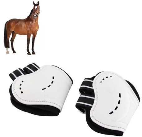 Pferdegamaschen, Vorne Offen, Springsehne, Pferdegamaschen, Fliegenbeinbandagen für Pferde, Pferde-Eisstiefel, Atmungsaktive Pferde-Hinterbeingamaschen Zum Reiten, Stoßdämpfender