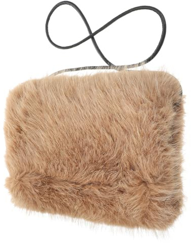 ANDRESLAD Faux Fur Hand Warmer Pouch for Women Portable Insulated Sleeve for Soft Imitation Fur Hand for Outdoor Events Stylish and Functional