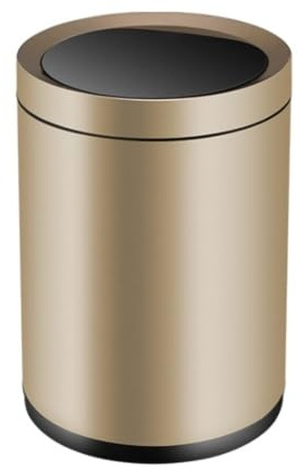 Papperskorgen för rummet Smart soptunna Automatisk soptunna Rostfritt stål Smart soptunna Sensor Avfallstunna Hushållssoptunnan Vardagsrum, Guld-25 * 25 * 34,5 cm,Gold-25 * 25 * 34.5cm