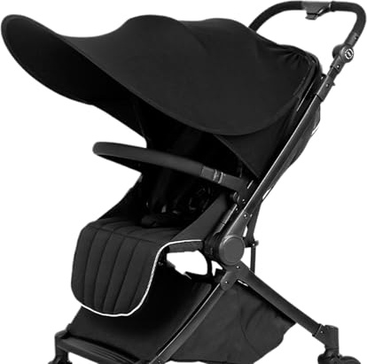 Protection Solaire pour Poussette Voile d'Bébé Universel | Pare-UV Réglable Et Pliable Pour Siège Auto Poussette Bébé Enfant