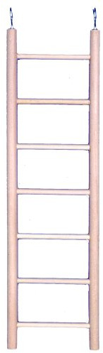 Penn-Plax 7-Step Wooden Bird Ladder | Provide Exercise and entertainmet for Your Bird | Looks Great | Durable and Safe