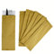 VIRSUS 1000 Buste portaposate Colore Avana Carta Paglia Dimensioni 10 x 25 cm con tovagliolo Doppio Velo