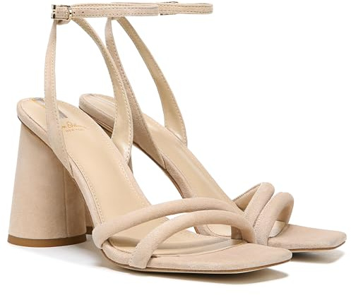 Sam Edelman Women's Kia Block Heel Sandal, Cappuccino, 7.5 UK
