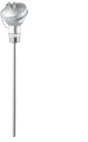 Zoegneer Temperaturfühler-Sonde, 3/4 Zoll NPT-Gewinde, Thermoelement-Anschlusskopf, kann 200–420 Grad Temperatur messen (300 mm)