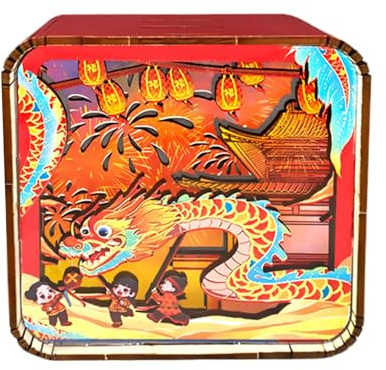 Veilleuse puzzle en bois - Veilleuse Puzzle en bois, Lampe de chevet Festival du Printemps | Puzzle en bois Lumière Puzzle en bois Lumière de nuit Lampe puzzle en bois Luc